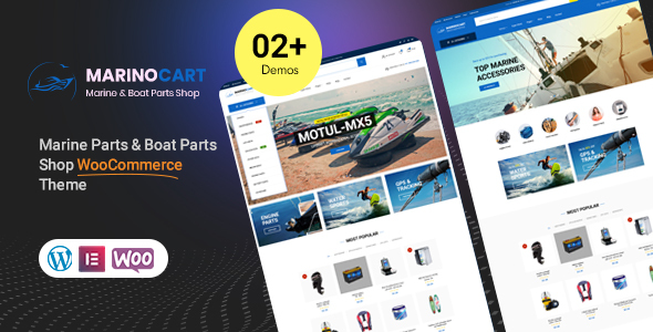 Marinocart - Chủ đề WooC Commerce của Cửa hàng Phụ tùng Thuyền & Hàng hải