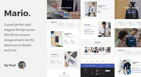 Mario. - Chủ đề WordPress đa năng sáng tạo