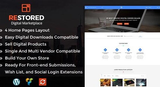 MarketPlace đã được khôi phục - Chủ đề WordPress