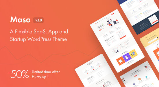 Masa - Chủ đề WordPress khởi nghiệp sáng tạo