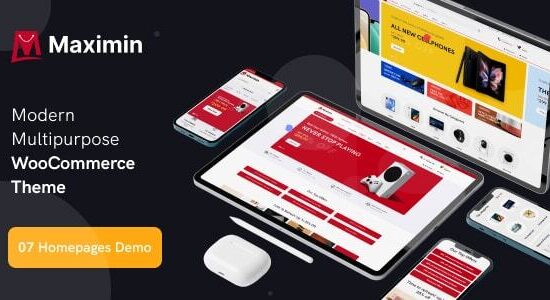 Maximin - Chủ đề WooC Commerce đa năng hiện đại