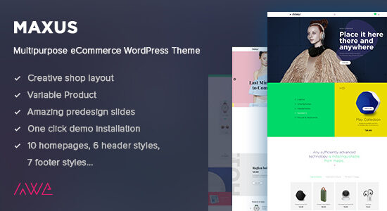 Maxus - Theme WordPress thương mại điện tử đa năng