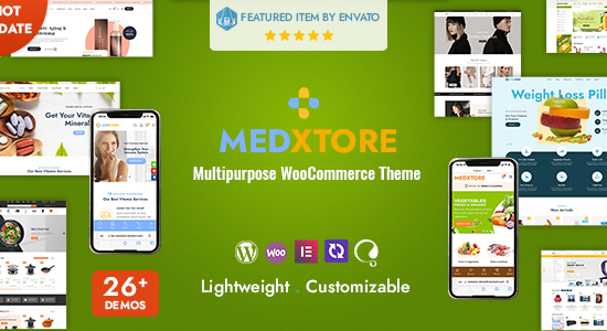 MedXtore – Chủ đề WordPress WooC Commerce đa năng đáp ứng