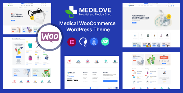 Medilove - Thiết bị y tế Chủ đề WordPress WooC Commerce + RTL