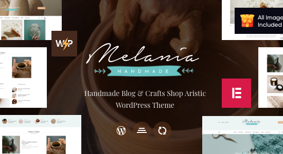 Melania | Blog về Handmade & Crafts WordPress Theme + Shop