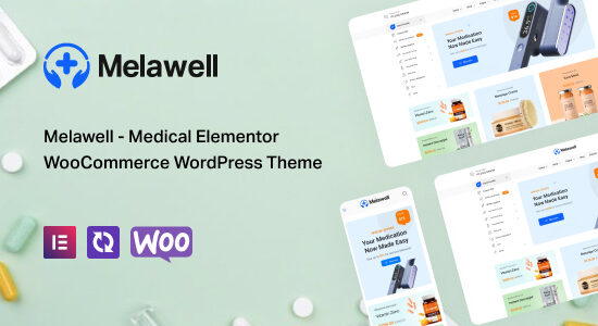 Melawell - Chủ đề WooC Commerce y tế