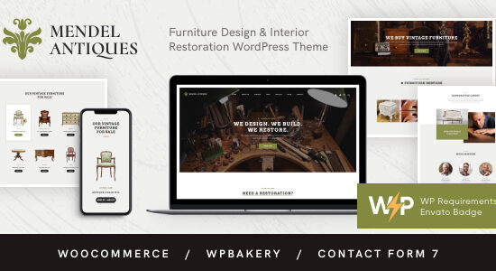Mendel | Chủ đề WordPress Thiết kế & Phục hồi Nội thất Nội thất