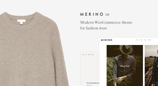 Merino | Chủ đề cửa hàng WooC Commerce hiện đại cho cửa hàng thời trang