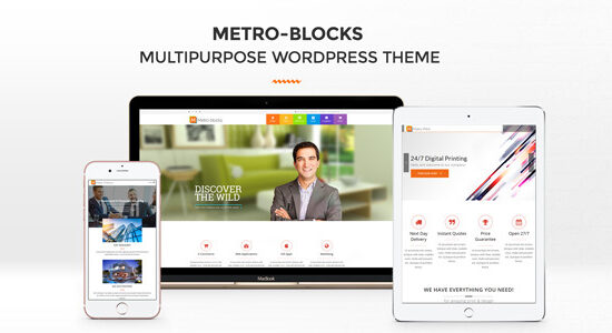 Metro-Blocks - Chủ đề WordPress đa doanh nghiệp