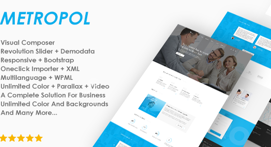 Metropol - Responsive Simple Business WordPress Theme