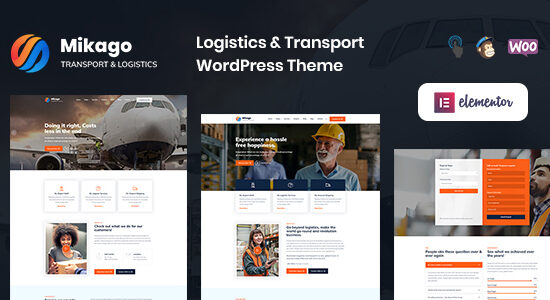 Mikago – Chủ đề WordPress về Hậu cần & Vận tải