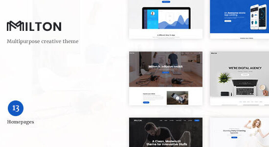 Milton | Chủ đề WordPress sáng tạo đa năng