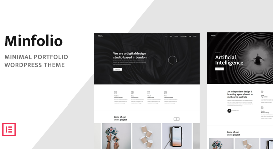 Minfolio - Chủ đề WordPress danh mục đầu tư tối thiểu