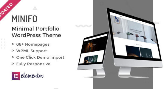 Minifo - Chủ đề WordPress danh mục đầu tư tối thiểu