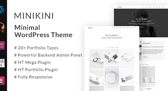 Minikini - Chủ đề WordPress danh mục đầu tư tối thiểu