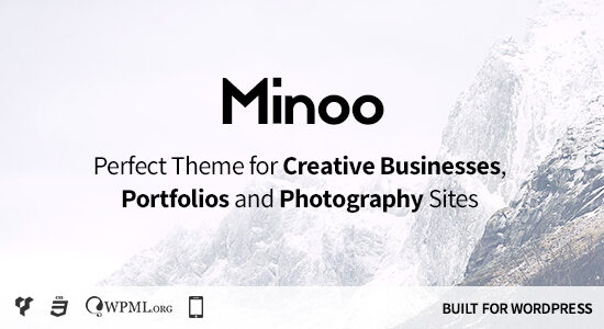 Minoo - Chủ đề WordPress dành cho doanh nghiệp sáng tạo, danh mục đầu tư và nhiếp ảnh gia