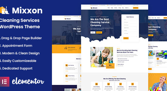 Mixxon - Dịch vụ dọn dẹp WordPress Theme