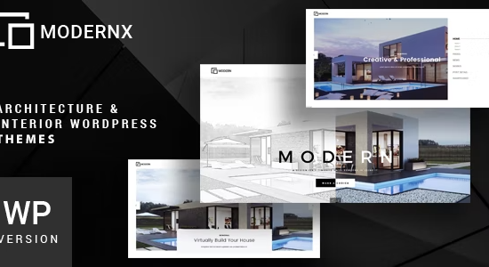 Modernx - Chủ đề WordPress Kiến trúc & Nội thất