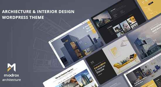 Modrox : Chủ đề WordPress về kiến ​​trúc và nội thất