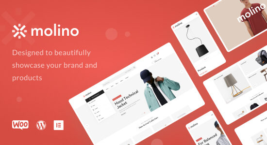 Molino - Một chủ đề WooC Commerce WordPress tối giản