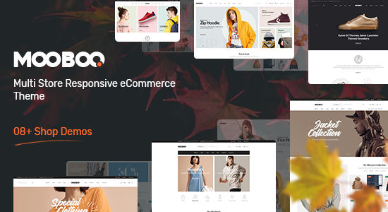 Mooboo - Chủ đề thời trang cho WooC Commerce WordPress