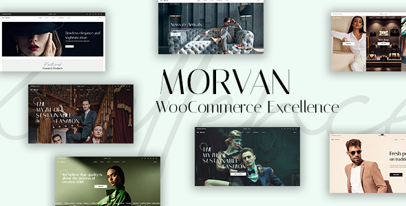 Morvan - Chủ đề WooC Commerce thanh lịch