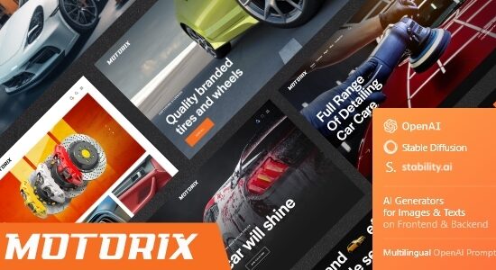 Motorix — Chủ đề WordPress Sửa chữa ô tô, Cửa hàng & Chi tiết