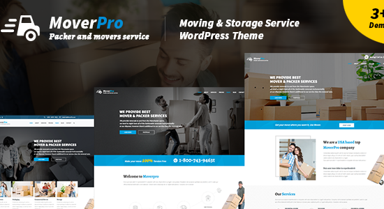 Mover Pro - Chủ đề WordPress dành cho Người đóng gói & Người vận chuyển