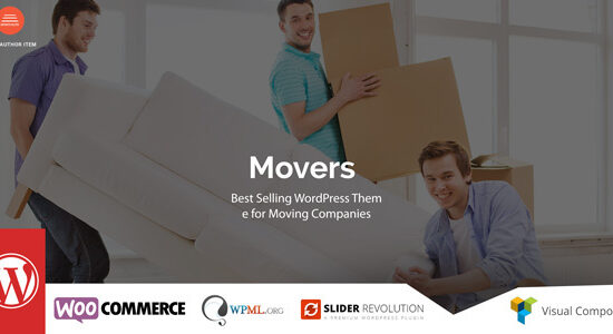 Movers - Chủ đề WordPress của Công ty Chuyển nhà