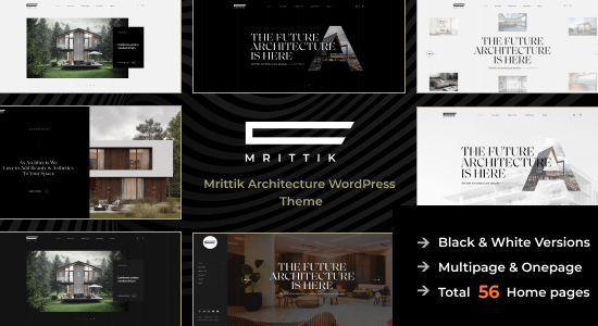 Mrittik - Kiến trúc Thiết kế nội thất WordPress