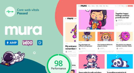 Mura - Chủ đề WordPress dành cho người sáng tạo nội dung