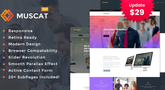 Muscat: Chủ đề WordPress đa năng
