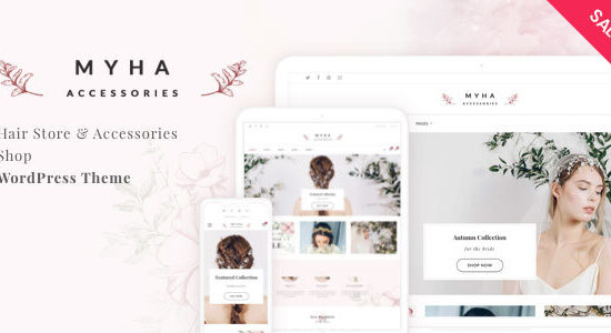 Myha - Chủ đề WordPress của Cửa hàng Phụ kiện & Tóc