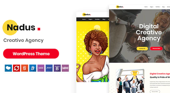 Nadus - Chủ đề WordPress sáng tạo
