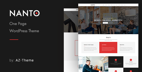 Nanto - Chủ đề WordPress thị sai OnePage