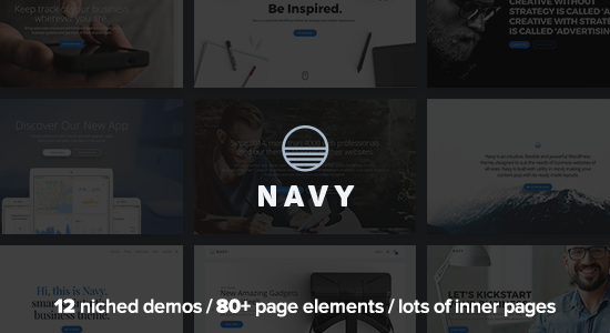 Navy - Chủ đề WordPress dành cho doanh nghiệp đa mục đích, đa khái niệm