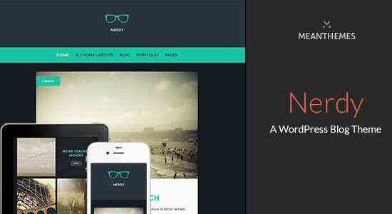 Nerdy: Một chủ đề blog WordPress