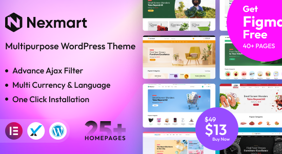 Nexmart - Chủ đề WordPress WooC Commerce đa năng