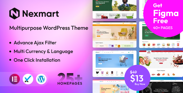 Nexmart - Chủ đề WordPress WooC Commerce đa năng