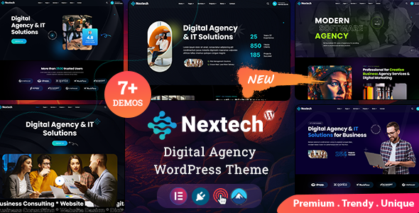 Nextech - Chủ đề WordPress cho Cơ quan sáng tạo & danh mục đầu tư