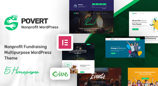 Nghèo - Chủ đề WordPress từ thiện gây quỹ phi lợi nhuận