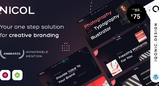 Nicol - Chủ đề WordPress của Cơ quan Sáng tạo