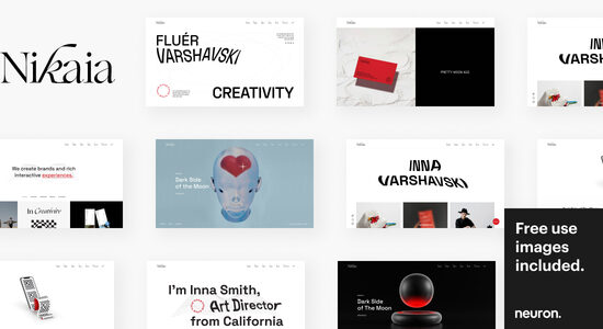 Nikaia - Minimal & Creative WordPress Theme