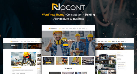 Nocont - Chủ đề WordPress Xây dựng & Xây dựng