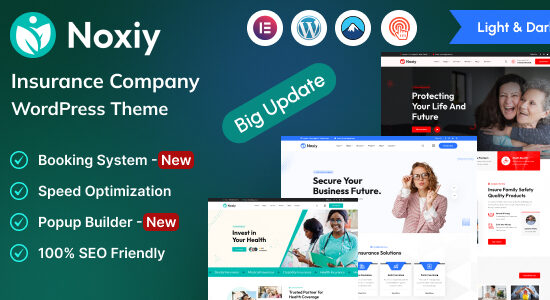 Noxiy - Chủ đề WordPress của công ty bảo hiểm