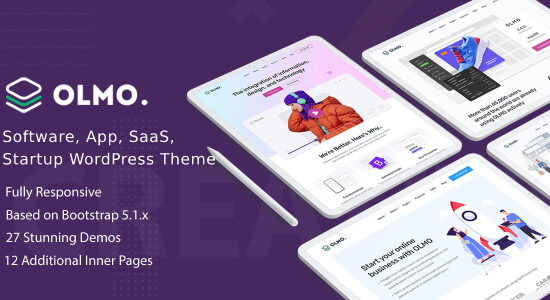 OLMO - Chủ đề WordPress Landing Phần mềm & SaaS (Sử dụng Elementor Builder)