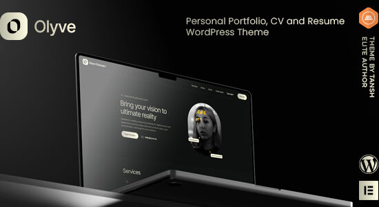Olyve - Chủ đề WordPress danh mục đầu tư cá nhân