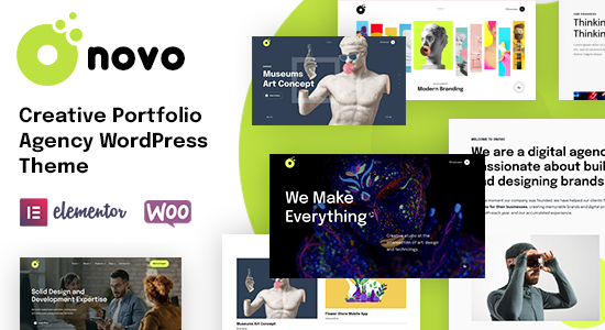 Onovo - Chủ đề WordPress của Cơ quan danh mục đầu tư sáng tạo