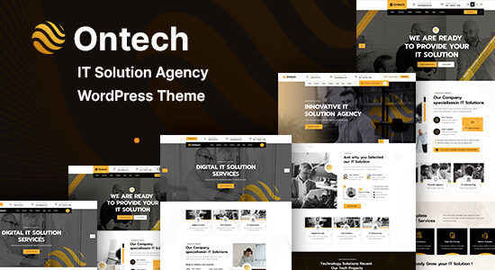 Ontech - Chủ đề WordPress của Cơ quan Giải pháp CNTT