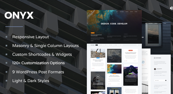 Onyx - Chủ đề blog WordPress đáp ứng